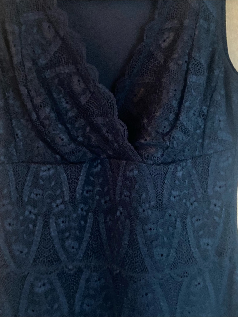 Daisy Fuentes Black Sleeveless Lace Sheath Dress Size M Black - Picture 7 of 13